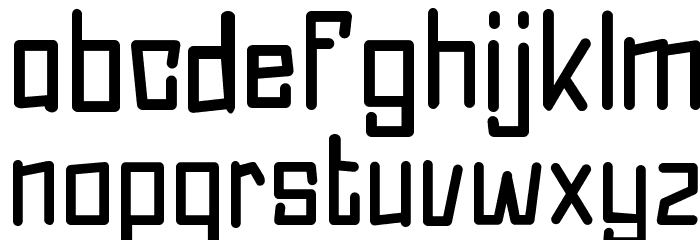 Balik Kampung Font LOWERCASE