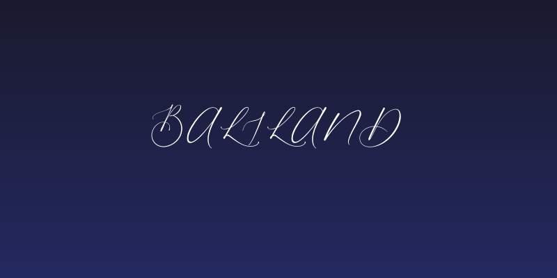 Baliland Social Header