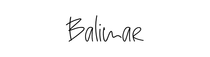 Balimar  Frei Schriftart Herunterladen
