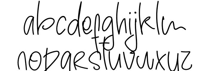 Balimar Font LOWERCASE