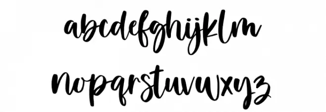 Balimoon-Regular Font LOWERCASE