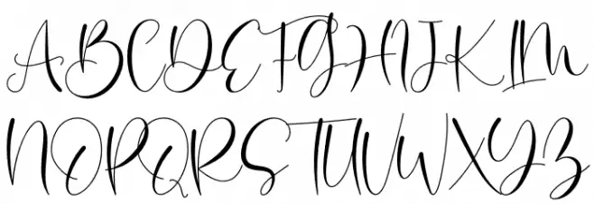 Balimora Font UPPERCASE