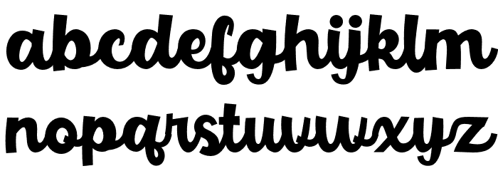 Balina Font LOWERCASE