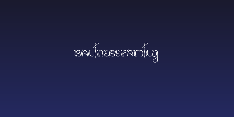 BalineseFamily Social Header