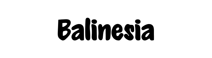 Balinesia  Frei Schriftart Herunterladen
