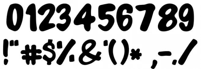 Balinesia Font OTHER CHARS