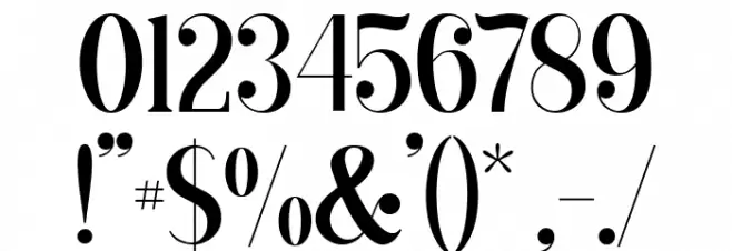 Balinesse Regular Font OTHER CHARS