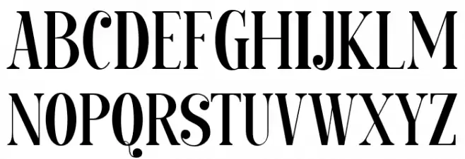 Balinesse Regular Schriftart Groß