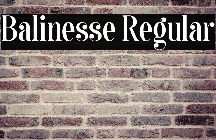 Balinesse Regular Example 1