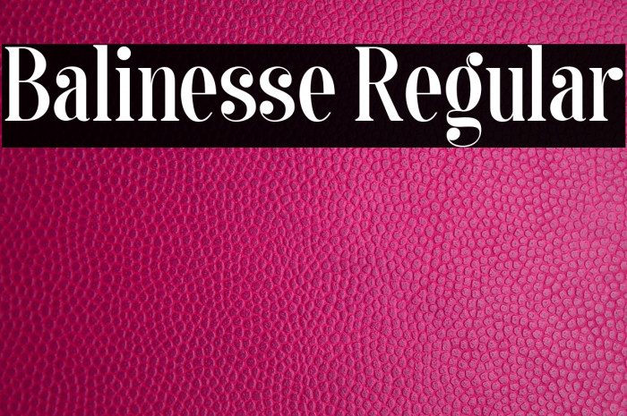 Balinesse Regular Example 2