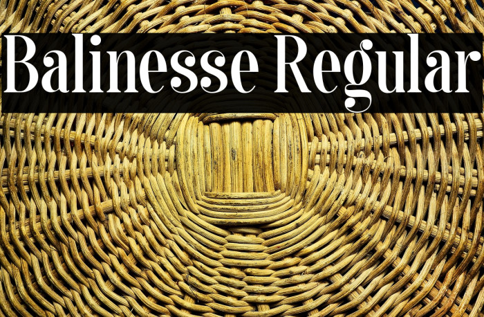 Balinesse Regular Example 3