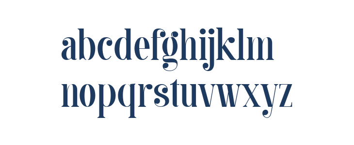 Balinesse Regular Lowercase