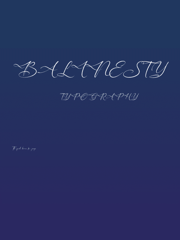 Balinesty Poster