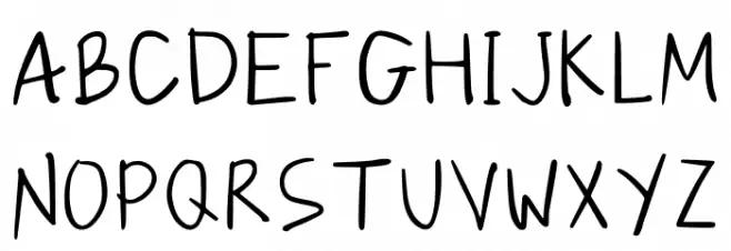 Balinook_v3 Regular फ़ॉन्ट अपरकेस