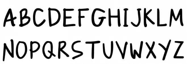 Balinook_xx Regular 字体 大写