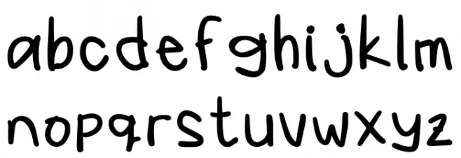 Balinook_xx Regular 字体 小写