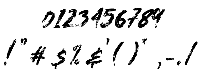 Balinysh Regular Font OTHER CHARS