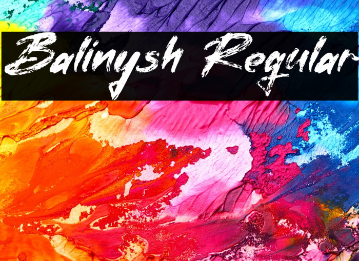 Balinysh Regular Example 3