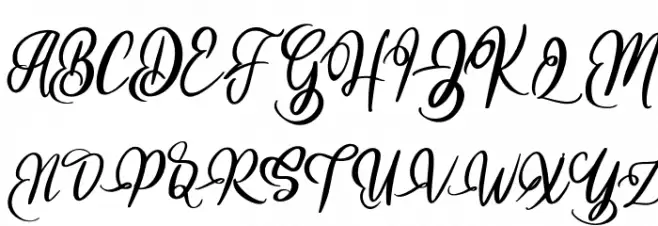 Balisa FREE Schriftart Groß