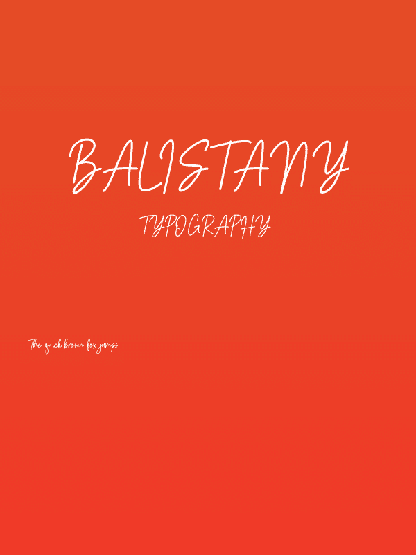 Balistany Poster