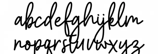 Balistany 字体 小写