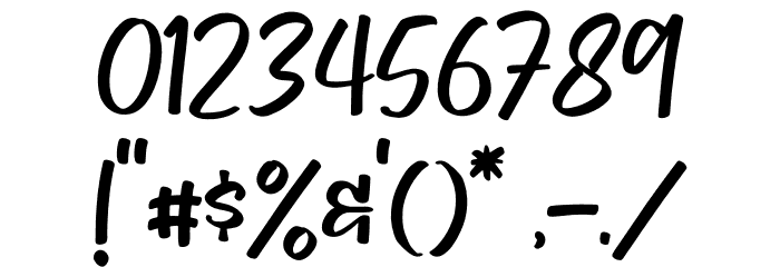 Balistica Font OTHER CHARS