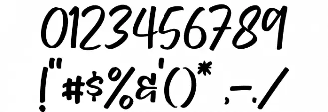 Balistica Font OTHER CHARS