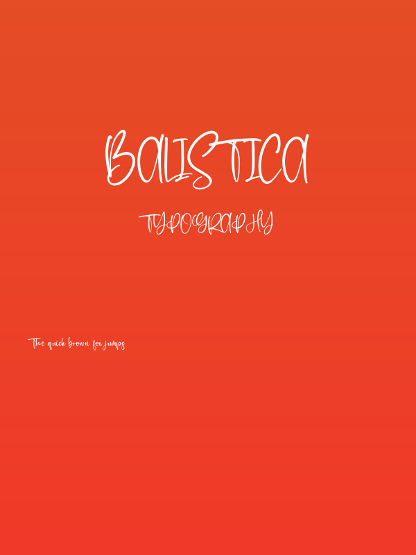 Balistica Poster
