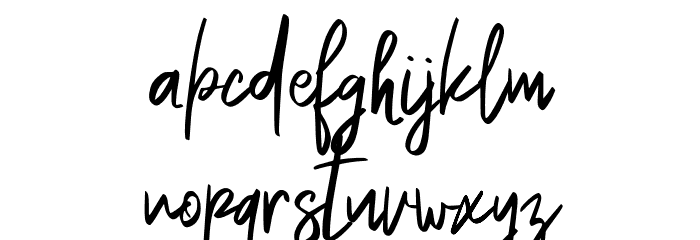 BalistikFREE Font LOWERCASE