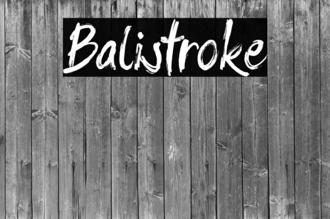 Balistroke Example 1
