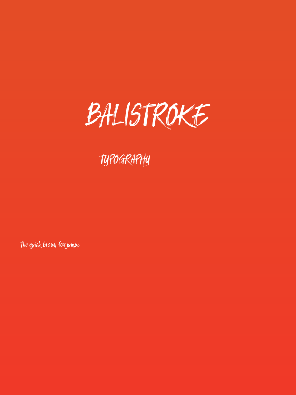 Balistroke Poster