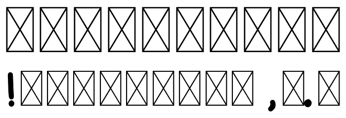 BalitaRegular Font OTHER CHARS