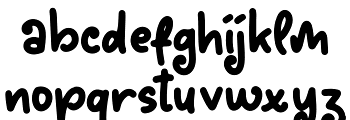 BalitaRegular Font LOWERCASE