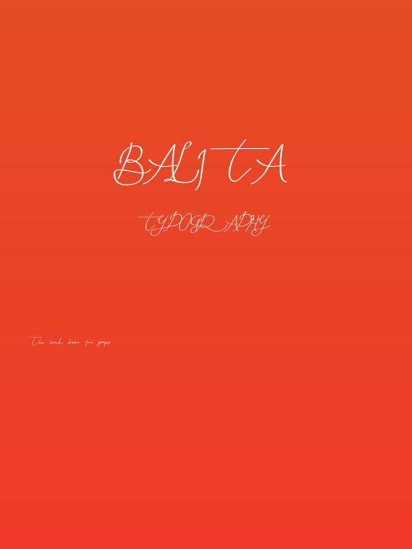 Balita Poster