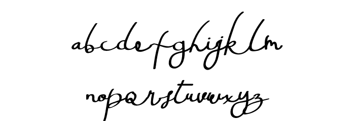 Balita Font LOWERCASE