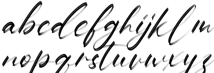 Baliung Font LOWERCASE