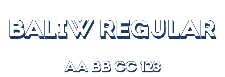 Baliw Regular Font Preview