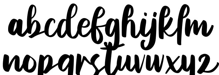 Baliwes Font LOWERCASE