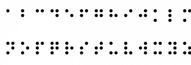 Balkan Peninsula Braille Caratteri MINUSCOLO