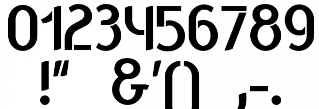 Balkeno Font OTHER CHARS