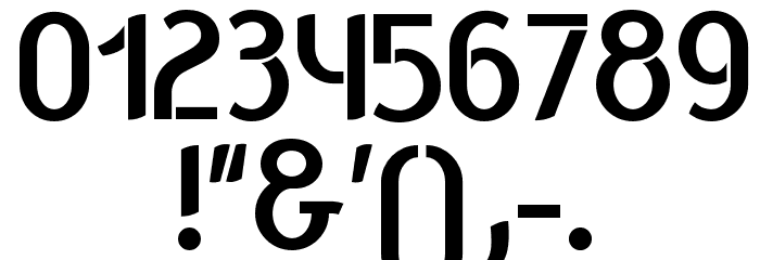 Balkeno Font OTHER CHARS