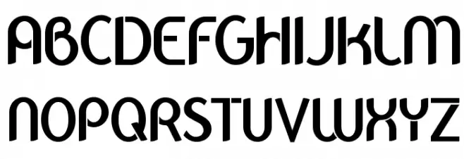 Balkeno Schriftart Groß