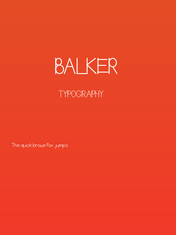 Balker Poster