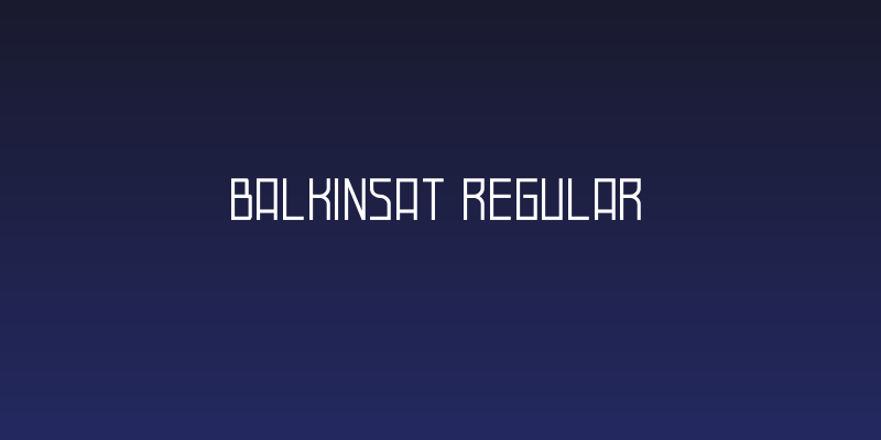 Balkinsat Regular Social Header