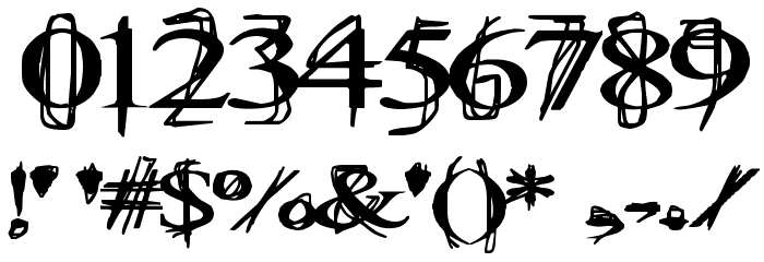 Ball Tongue Font OTHER CHARS