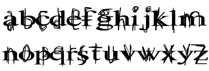 Ball Tongue Font LOWERCASE