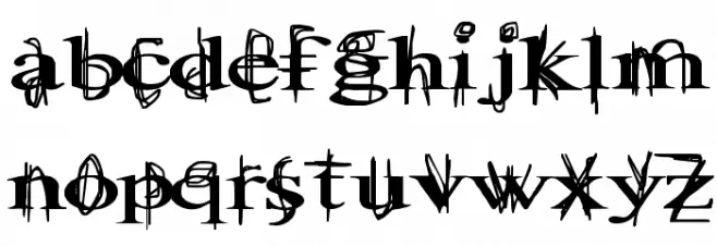 Ball Tongue フォント 小文字