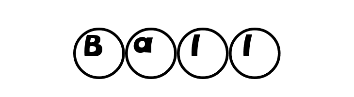 Ball  免费字体下载