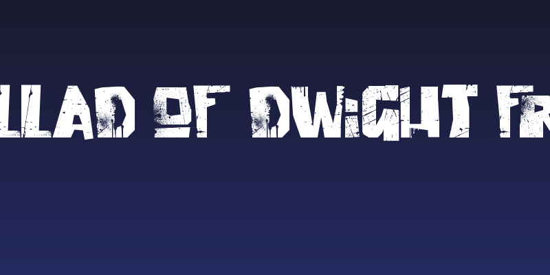 Ballad of Dwight Frye Social Header