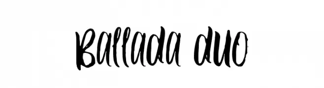 Ballada duo  Frei Schriftart Herunterladen
